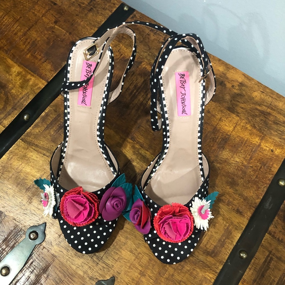 Betsey Johnson sandals.